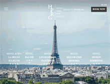 Tablet Screenshot of hotels-paris-rive-gauche.com